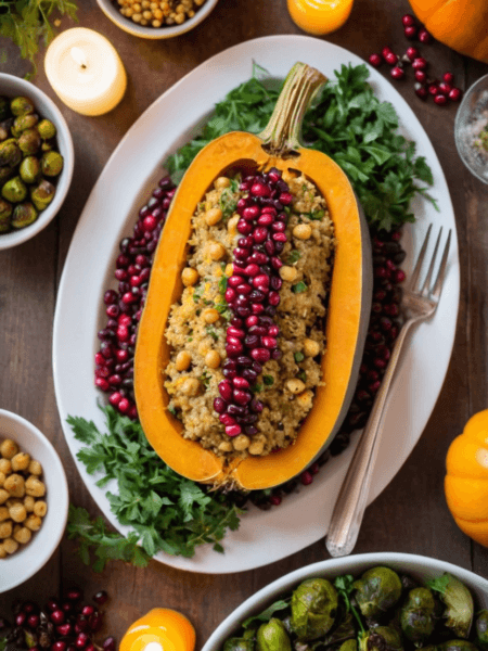 Vegan Thanksgiving Centerpiece