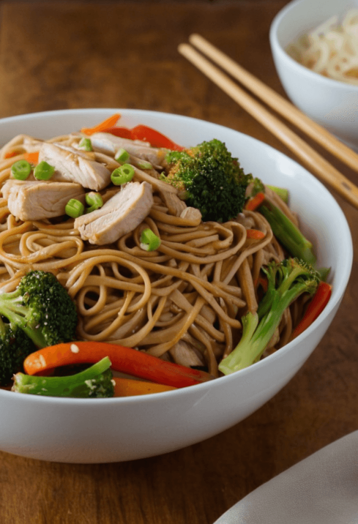 lo mein noodles