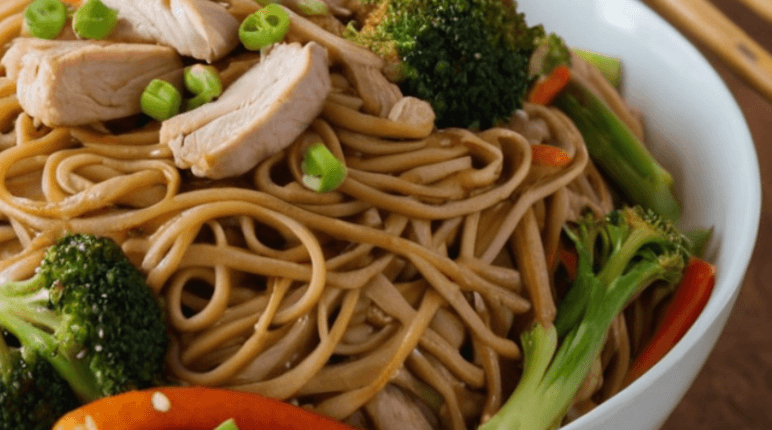 lo mein noodles