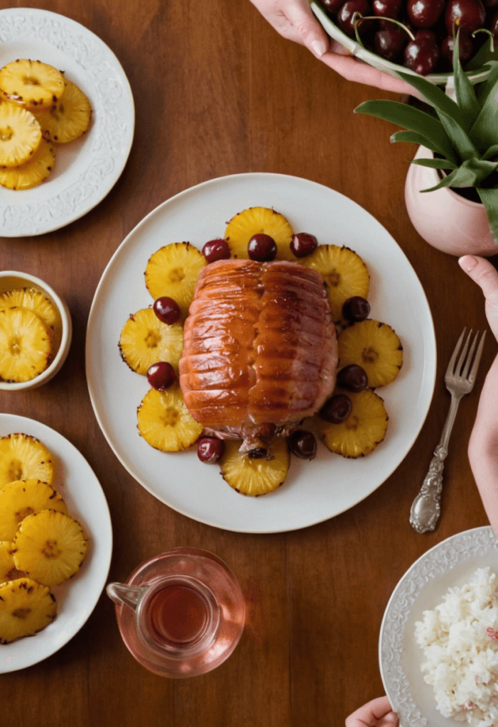 Pineapple Honey-Glazed Ham